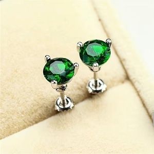 COPY - Sweet Emerald Green Zircon Stud Earrings